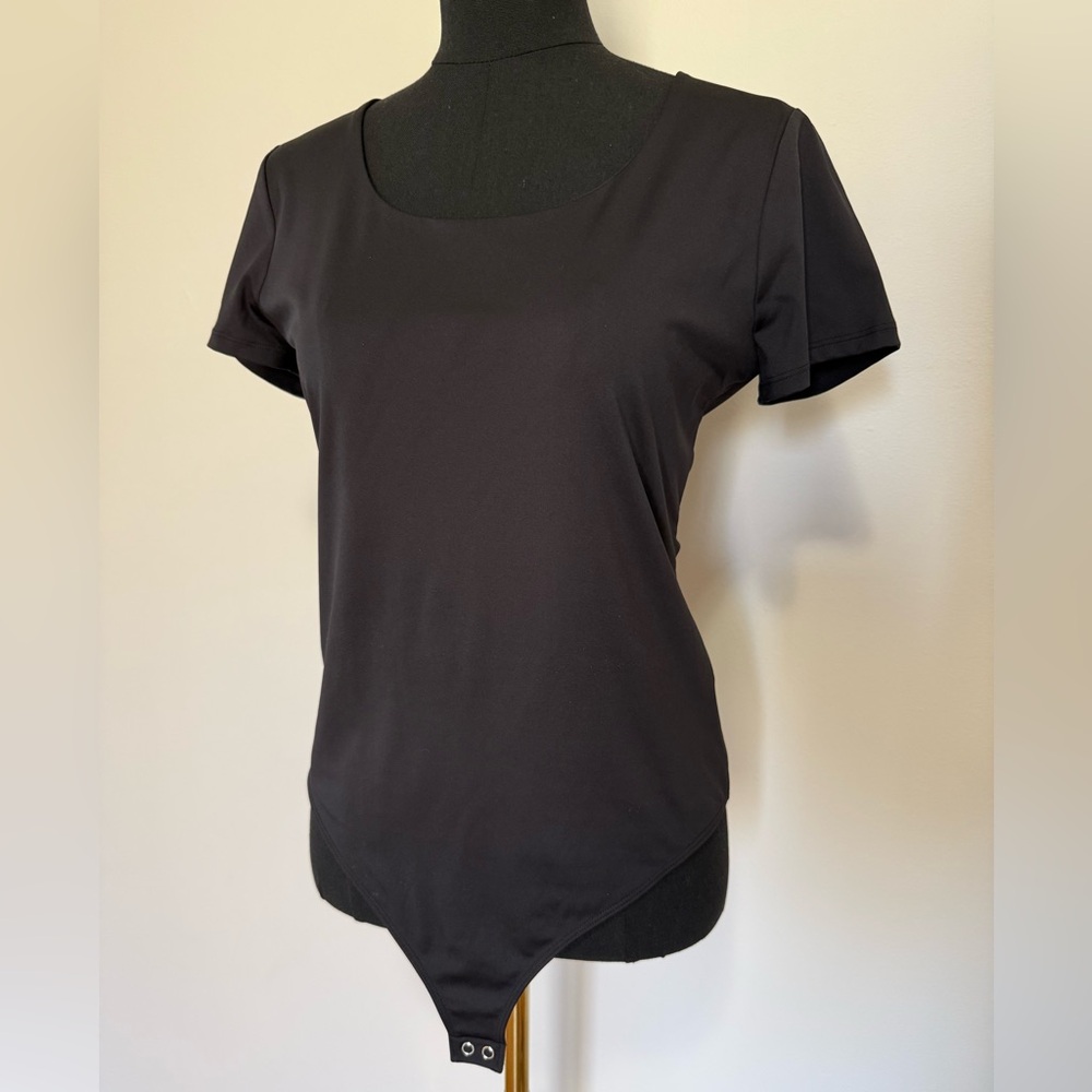 Nine West Black Bodysuit Top
